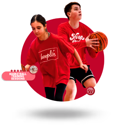 Graphic for basketball training sessions
