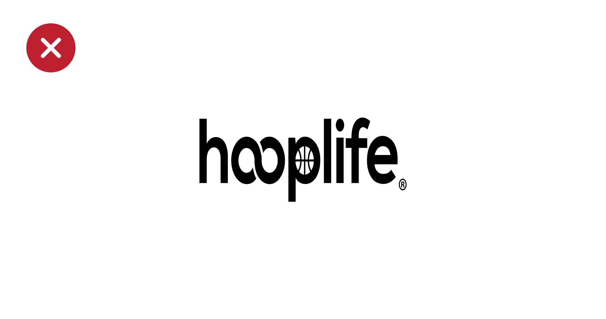 HoopLife logo skewed