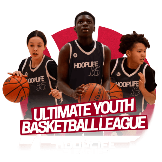 HoopLife League players going for the ball