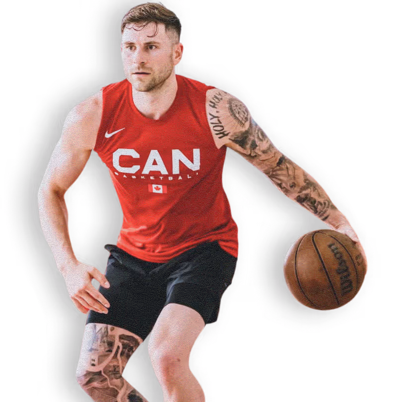 Marek Klassen, Canadian pro, 3x3 national team, who has run a clinic at HoopLife